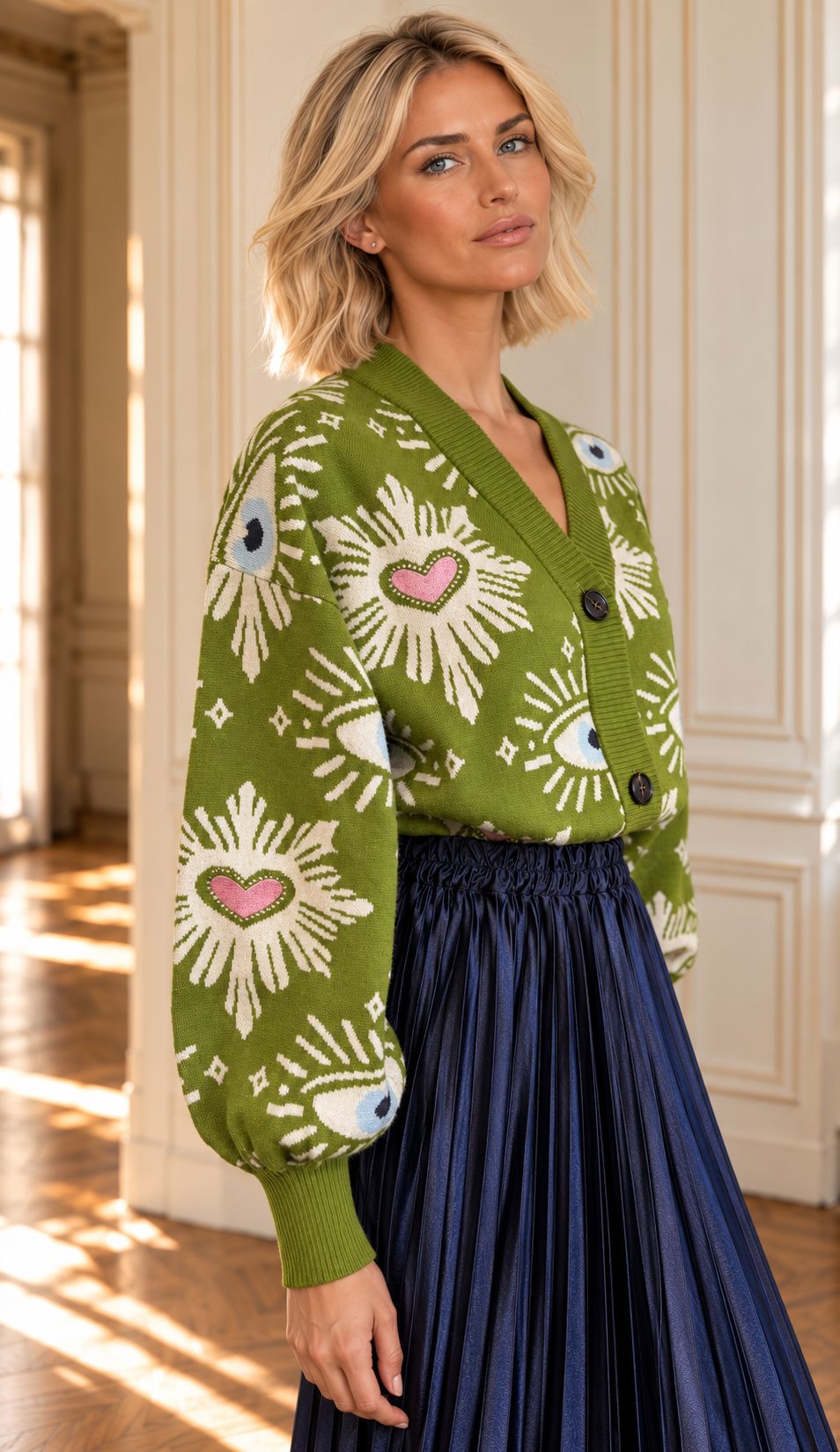 THE KHAKI EYE CARDIGAN Knitwear NFDS 