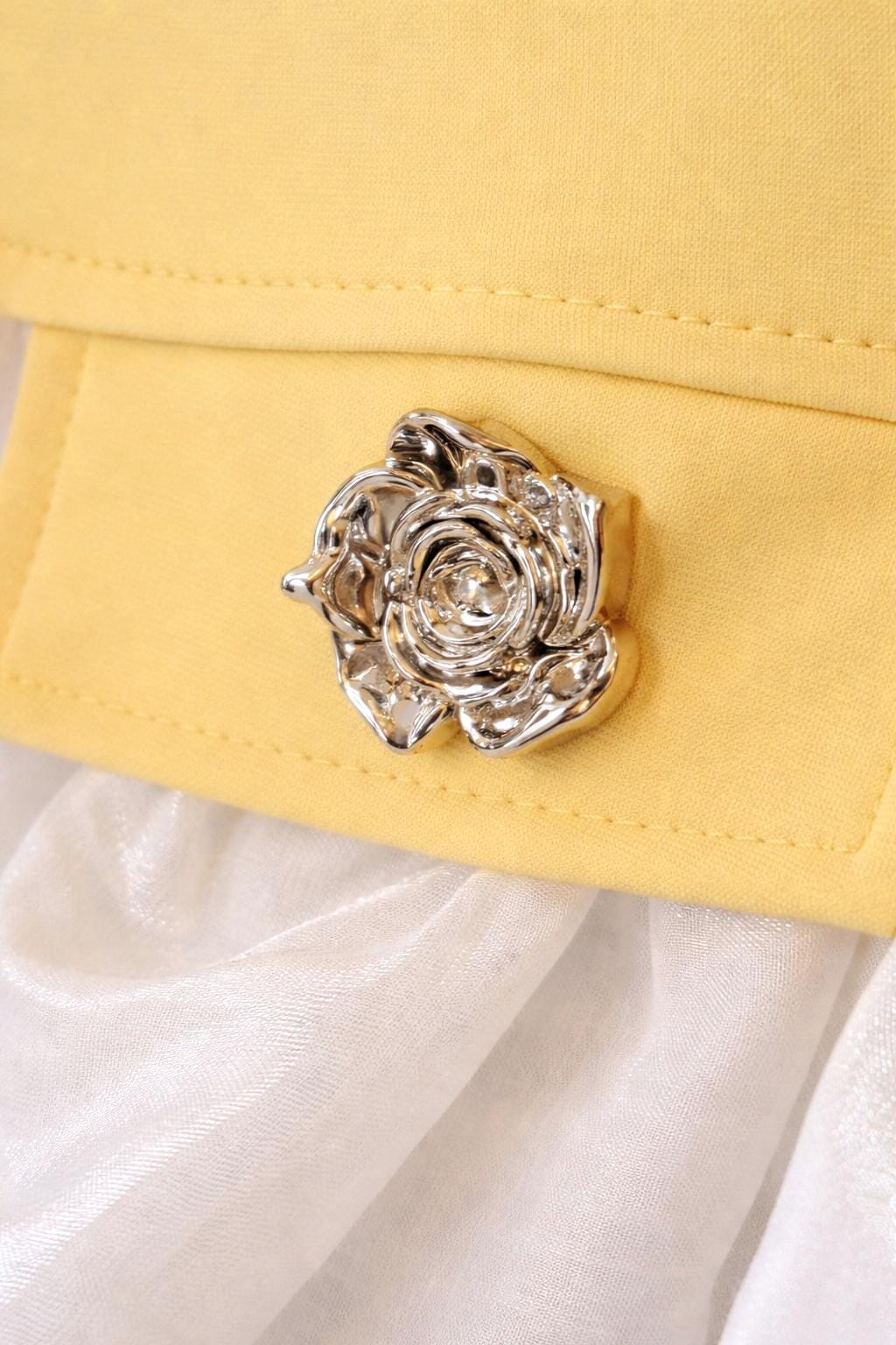 THE SOLEIL CROCHET TOP - YELLOW Coats & Blazers Avril Vin 