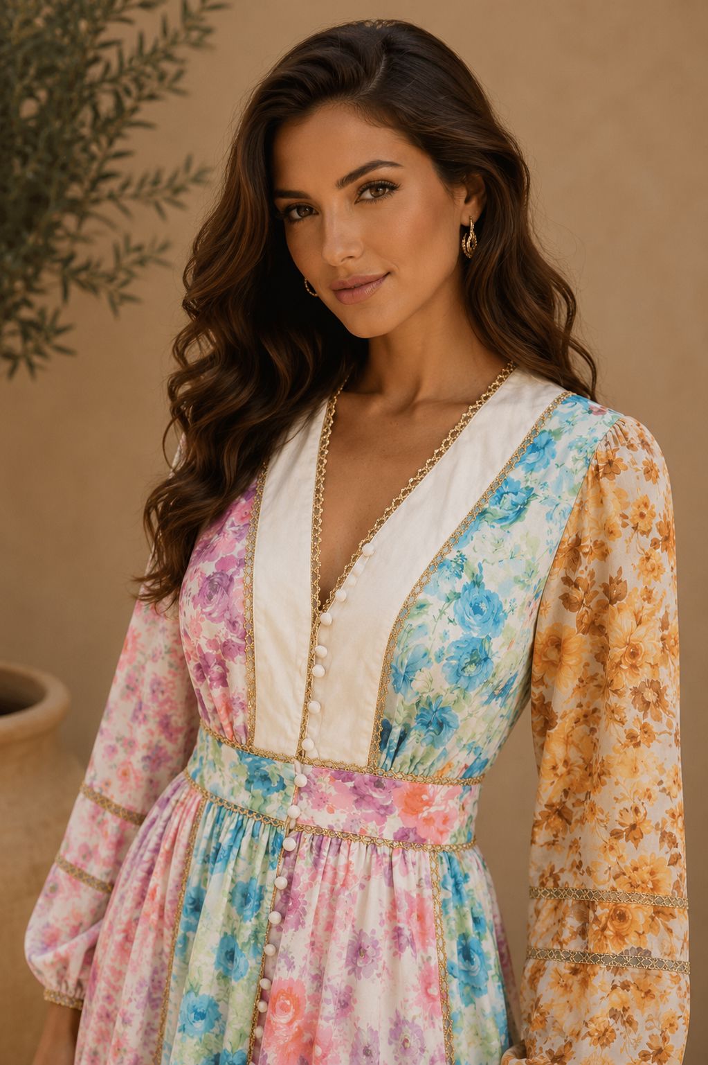 ABBY WATERCOLOUR FLOWER DRESS Dresses Pulp King 